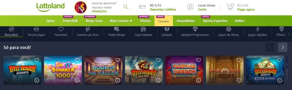 Bônus grátis em cassino ao vivo